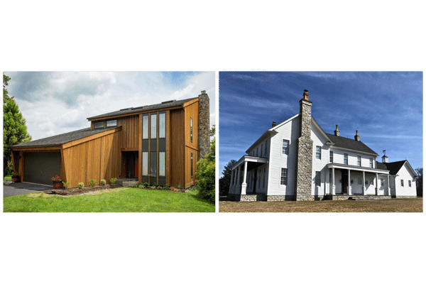 Stain Finish Siding vs Painted Finish Siding